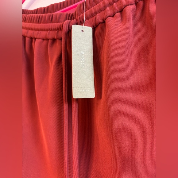 J. Crew Red Athletic Shorts with Curved Hem - Picture 2 of 9